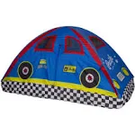 Pacific Play Tents 19711 Kids Rad Racer Bed Tent Playhouse - Full Size Mattress