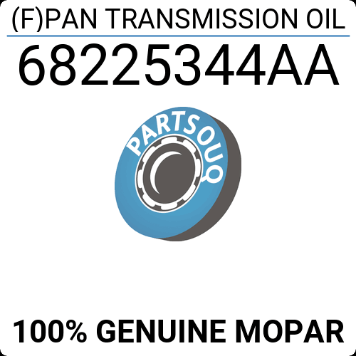 OEM Genuine Mopar Transmission Oil Pan Sub-Assembly 52854834AB