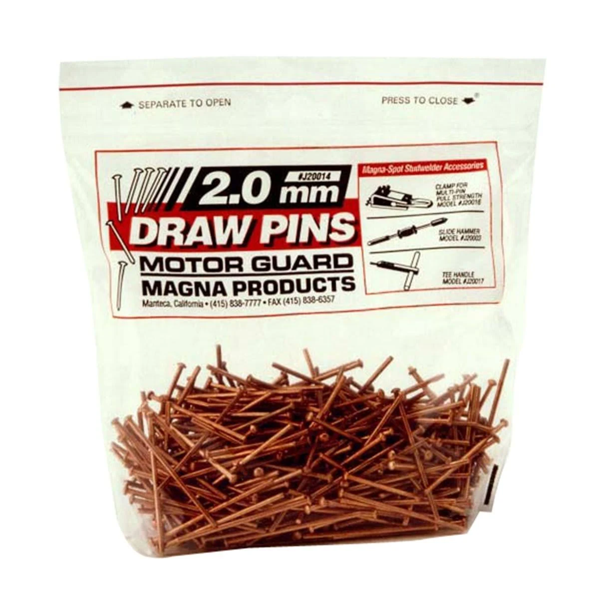 Motor Guard - Welding Studs 2.5Mm 500Bag (20015), Factory, 1 Count (Pack of 1)