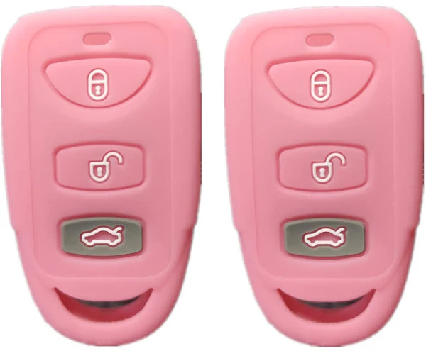 Smart Key Fob Covers Case Protector Keyless Remote Holder for Hyundai Elantra Genesis Sonata Kia Sorento Forte Optima...