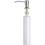 Built in Sink Soap Dispenser or Lotion Dispenser for Kitchen Sink Brushed Nickel Kitchen Sink Soap Dispenser Bar Sink Soap Dispenser with 17OZ Bottle