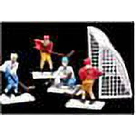 Cake Decorating Kit CupCake Decorating Kit (Hockey Player and Goal Set (6 Players and 2 Goals))