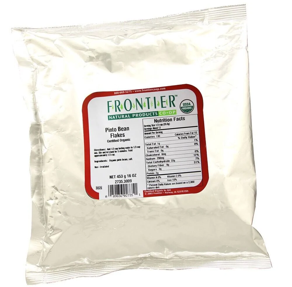 Frontier Co-Op Organic Pinto Bean Flakes