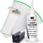 Wedge Guys Golf Grip Kit Standard Grip Kit: 15 Grip Tape Strips, 4 Ounce Solvent