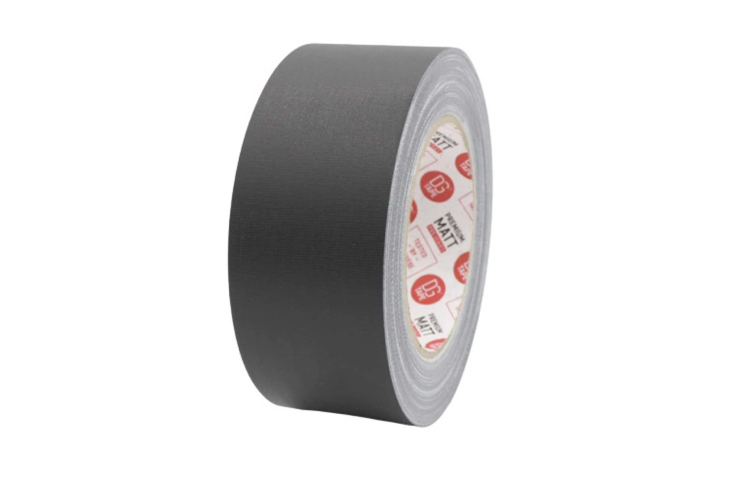 Black 2 in x 30ya - 80Mesh - (50mmX25m) LDPE Matte Coated Gaffer Tape @MATT