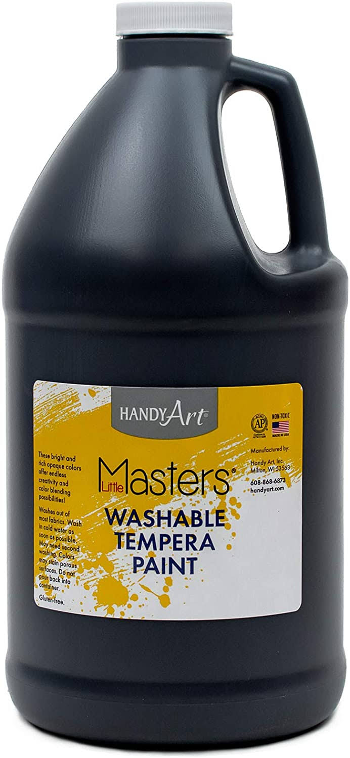 Handy Art Little Masters Washable Tempera Paint, 64 Fl Oz (Pack of 1)