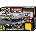 Carrera GO!!! Electric Powered Slot Car Racing Kids Toy Race Track Set 1:43 Scale, DTM Power Run