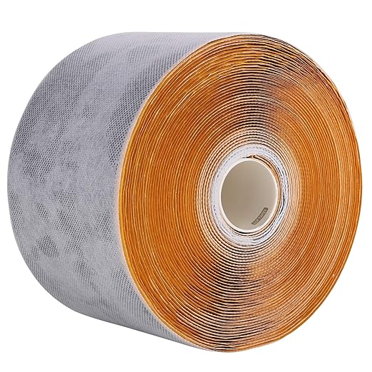 Butyl Tape Rv Sealant 4\x9d X 50 Ft Nonwoven Fabric Cover Black Butyl Seal Vents Sk