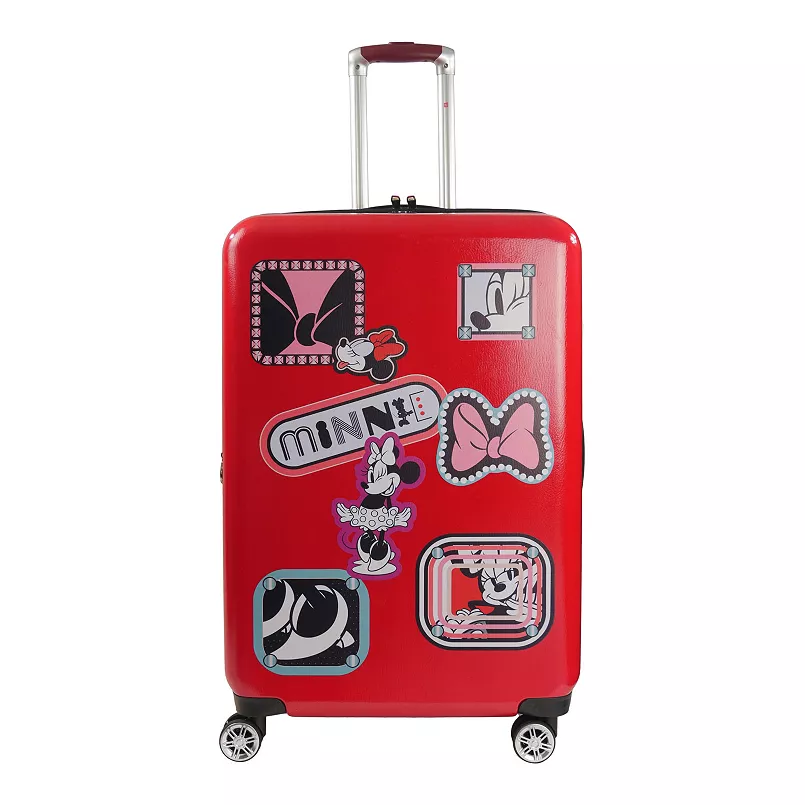 Disney's Minnie Mouse Patch Hardside Spinner Luggage by ful