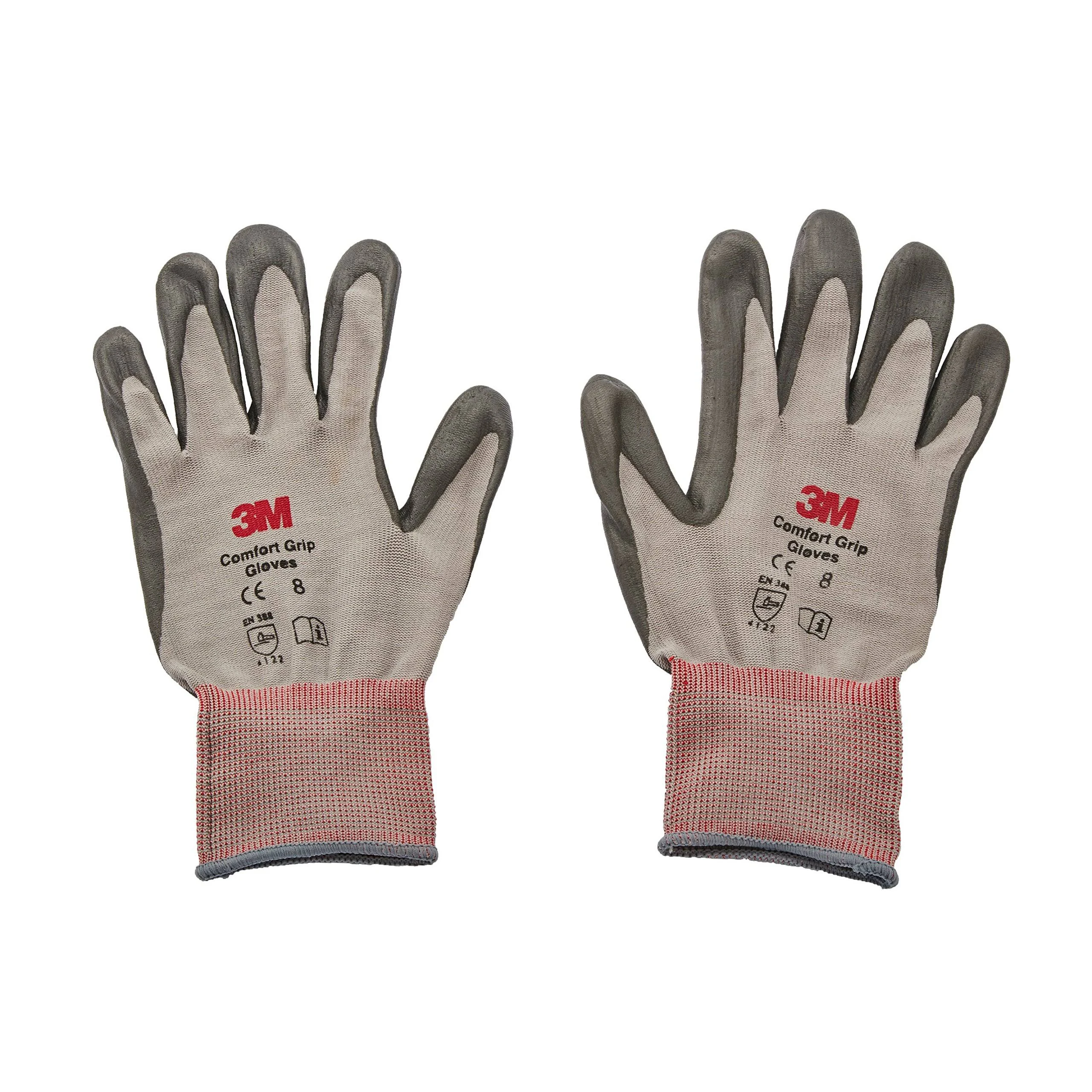 3M Comfort Grip Glove CGM-GU, General Use, Size M, foamed nitrile palm provides excellent grip, even in wet or oily conditions