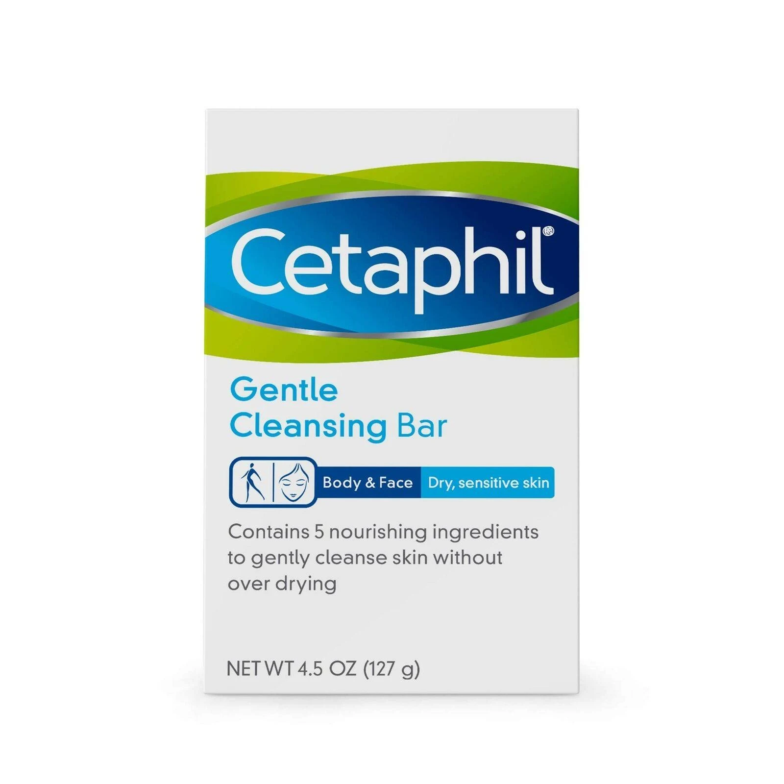 Cetaphil Gentle Cleansing Bar for Dry/Sensitive Skin - 4.5 Oz - 12 Pack