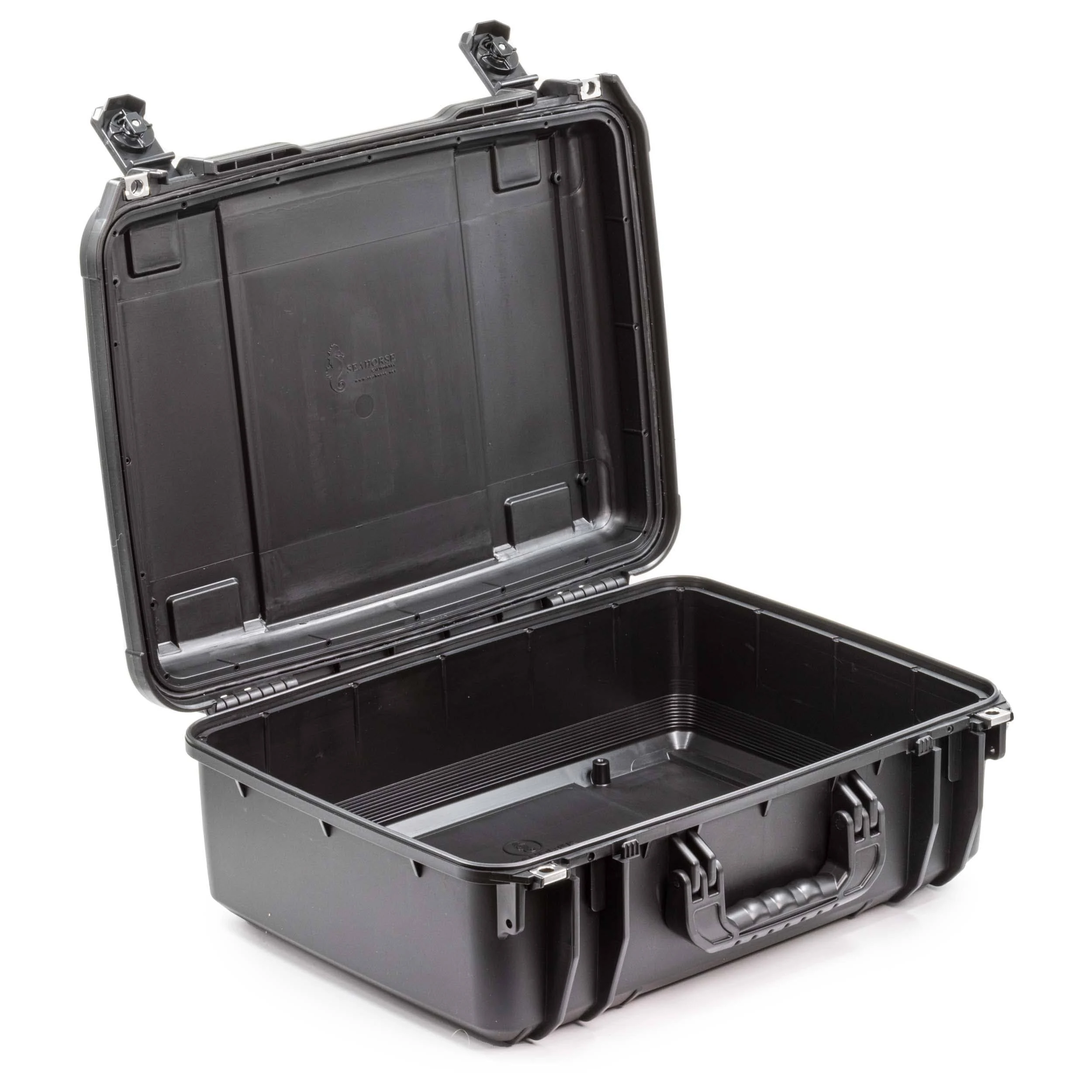 Seahorse 720 Heavy Duty Protective Dry Box Case Without Foam - TSA Approved/Mil Spec / IP67 Waterproof/USA Made for Cameras, Firearms, Motorcycles, Laptops, Consoles, VR, Drones