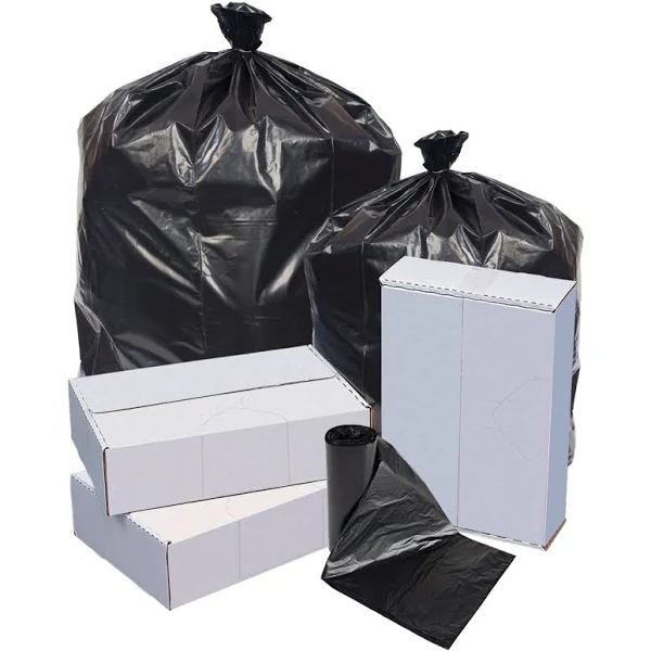 Highmark Linear 0.6-mil Low Density Can Liners, 20 - 30 Gallons, 30" x 36", Black, Box Of 250