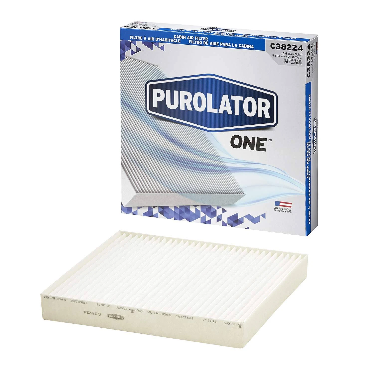 Purolator C38224 PurolatorONE Advanced Cabin Air Filter Compatible With Select General Motors Vehicles