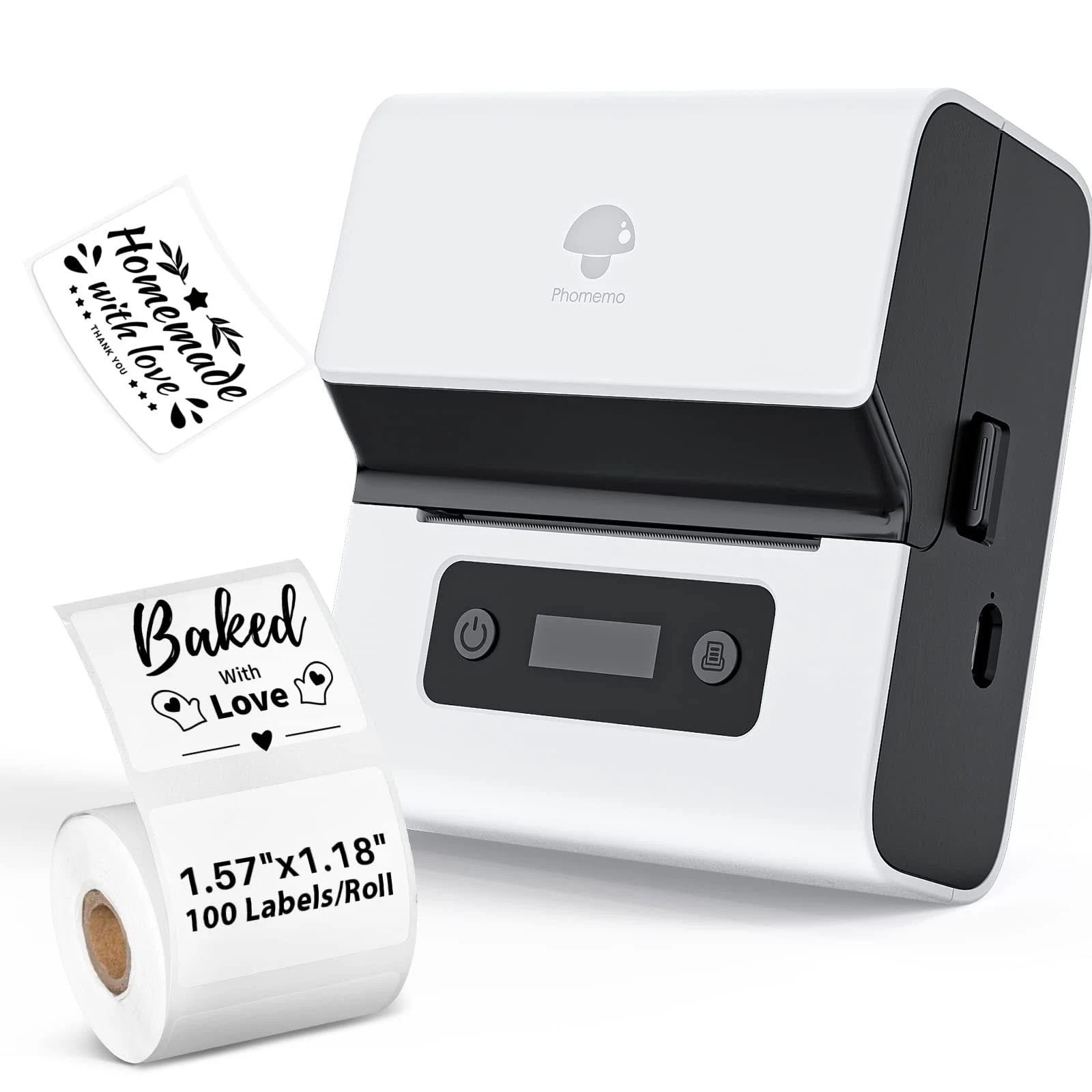 Phomemo M221 3 Inch Portable BT Label Maker Machine For Barcode, Address, Logo, Mailing, Stickers   Ideal For Small Business, Home, Office   White From Rosegal, $38.95 | DHgate.Com