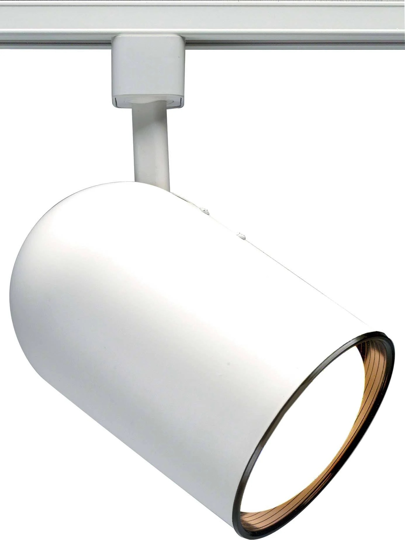 Nuvo - 1 Light - R30 - Track Head - Bullet Cylinder White - TH210