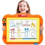 Magnetic Drawing Board Toddler Toys for Girls Boys, 15 Inch Erasable Doodle Board for Kids Colorful Etch Education Sketch Doodle Pad Toddler Toys for Age 3 4 5 6 7 Year Old Girl Boy