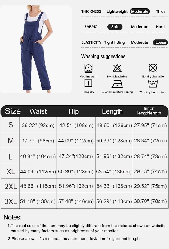 Gihuo Women&#039;s Casual Adjustable Straps Loose Overalls Jumpsuit