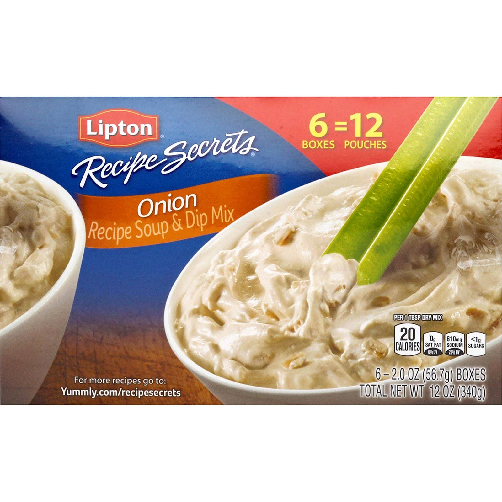 Lipton Recipe Secrets Onion Recipe Soup and Dip Mix 6 pk/ 2 oz