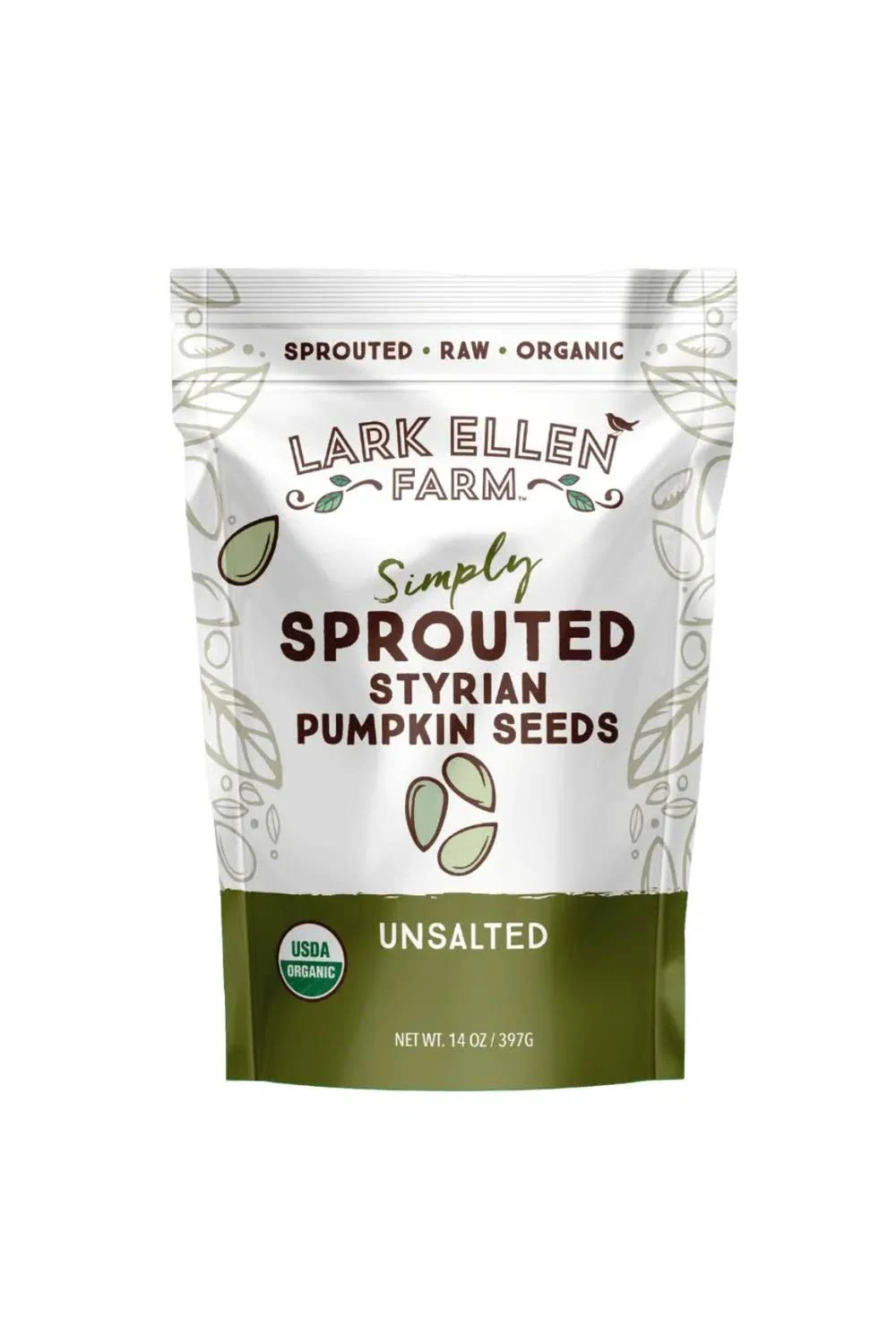 Lark Ellen Farm Pumpkin Seeds, Sprouted, Organic - 14 oz