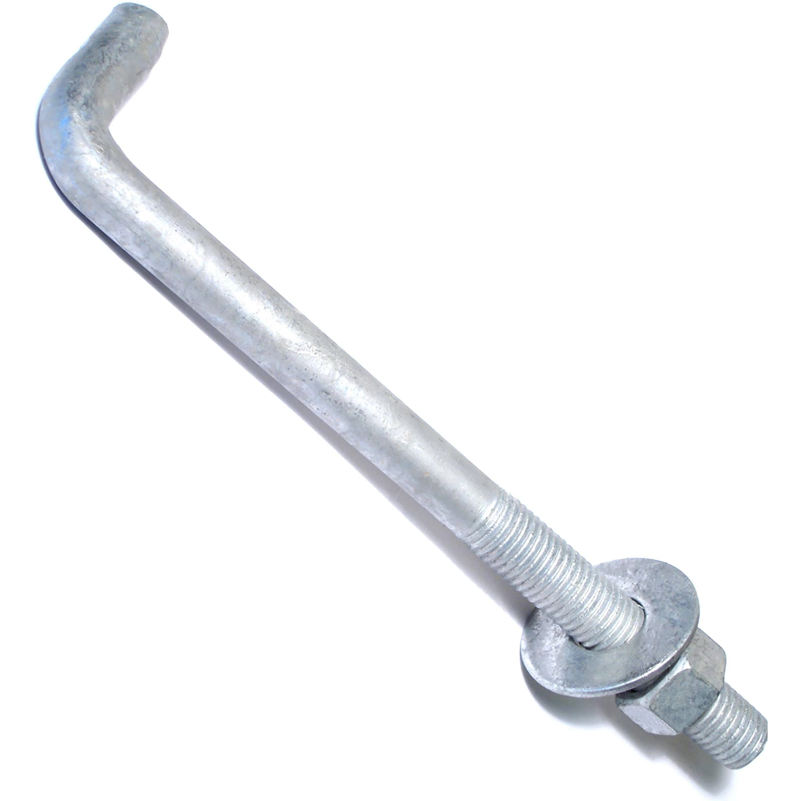 3/4"-10 x 10" Hot Dip Galvanized Anchor Bolts (10 pcs.)