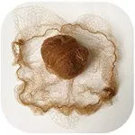 20" Lot Of Hair Nets Invisible Elastic Edge Mesh 50cm Reusable Hair Nets (light brown 50pcs)