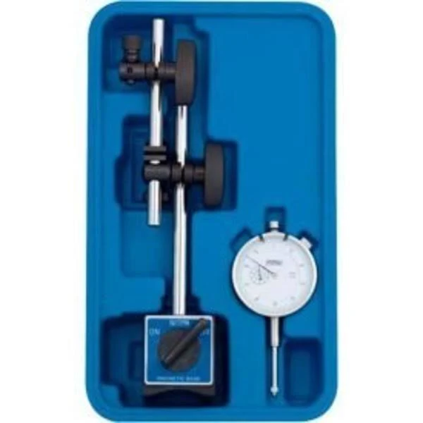 Fowler Magnetic Base with Fine Adjust and Dial Indicator Combo