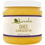 Kevala Ghee – Ghee Butter – Grass Fed – Spreadable Butter – Ghee Clarified Butter – Butter Spread – Lactose Free – Gluten Free – Casein Free – 2 lb – 907 gr