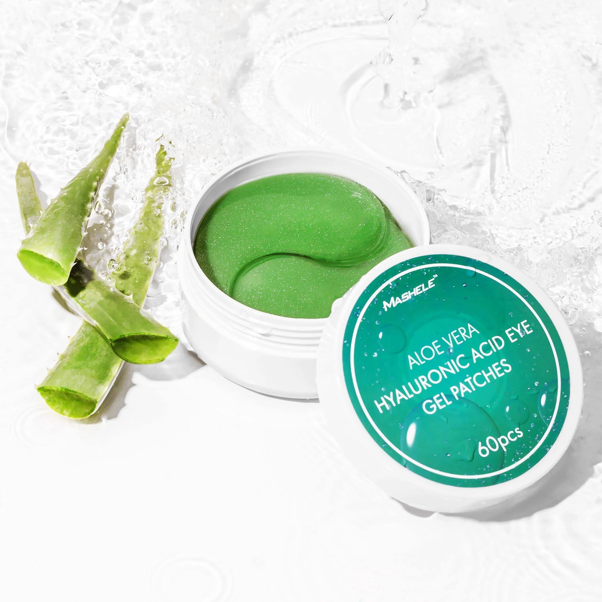 Aloe Vera Eye Mask - 60 Pairs for Puffy Eyes and Dark Circles