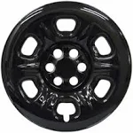 Pacrim 16" Gloss Black Wheel Skin Set for Nissan Frontier S (2005-2024)