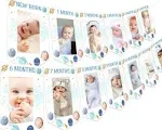 Outer Space Theme 1st Birthday Photo Banner, First Trip Around The Sun Birthday ...