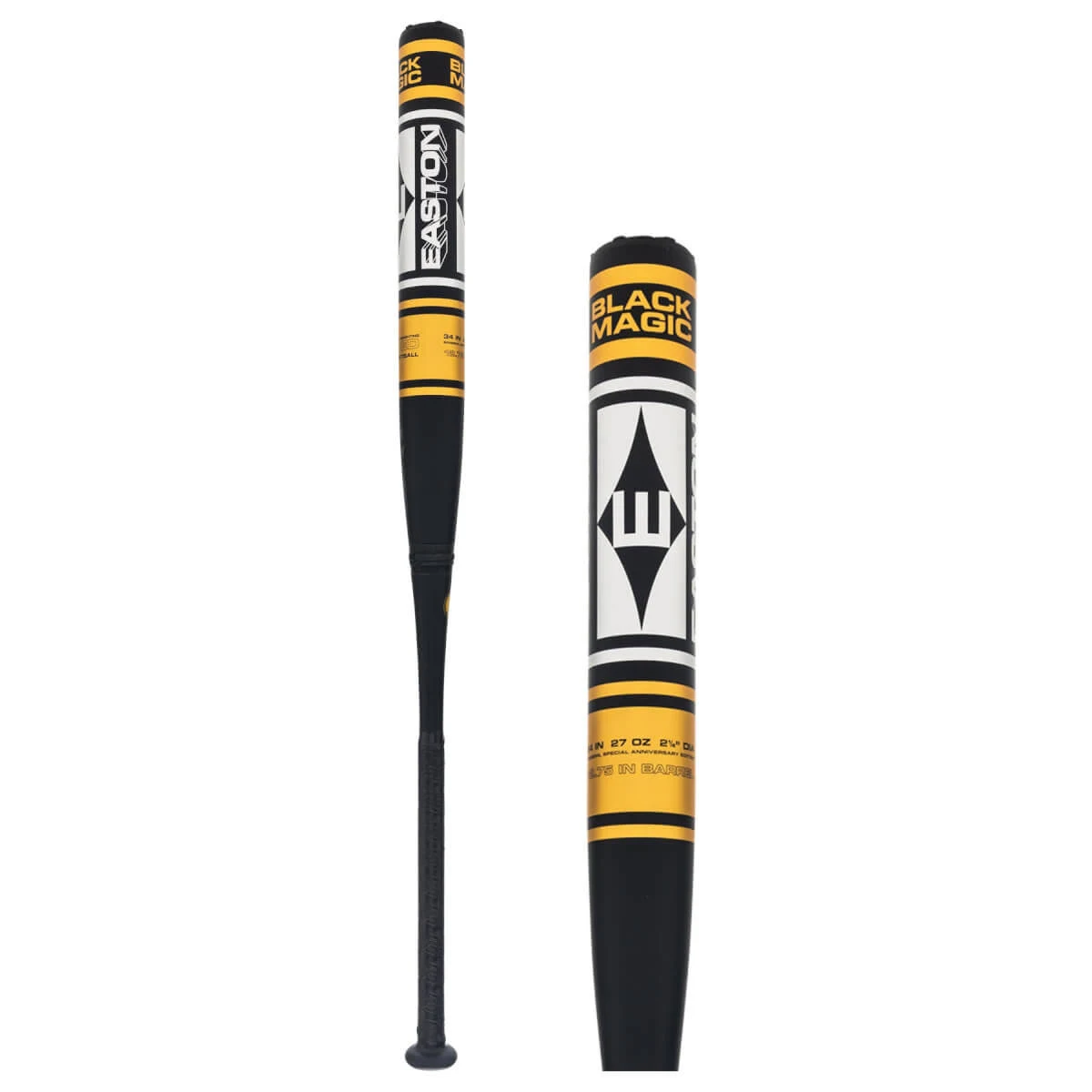 Easton | 2022 | Black Magic Slowpitch Softball Bat | Loaded | USSSA | 12.75" Barrel