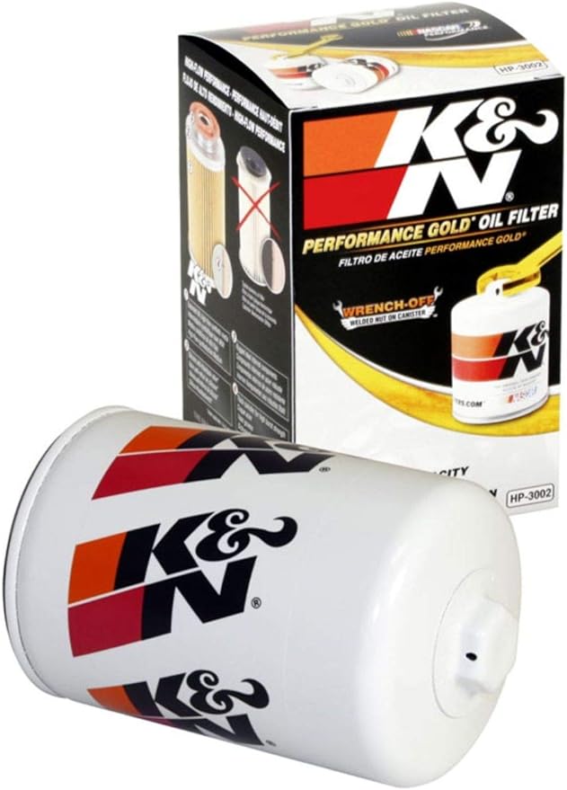 K&N Premium Oil Filter: Protects your Engine: Compatible with Select 2001-2019 CHEVROLET/GMC/HUMMER (Silverado, Express, Kodiak, 2500, 3500, 4500, 5500, 6500, Sierra, Savana, Topkick, H1), HP-3003