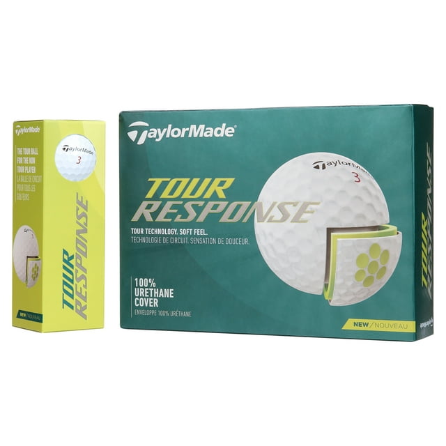 TaylorMade Tour Response Golf Balls - White