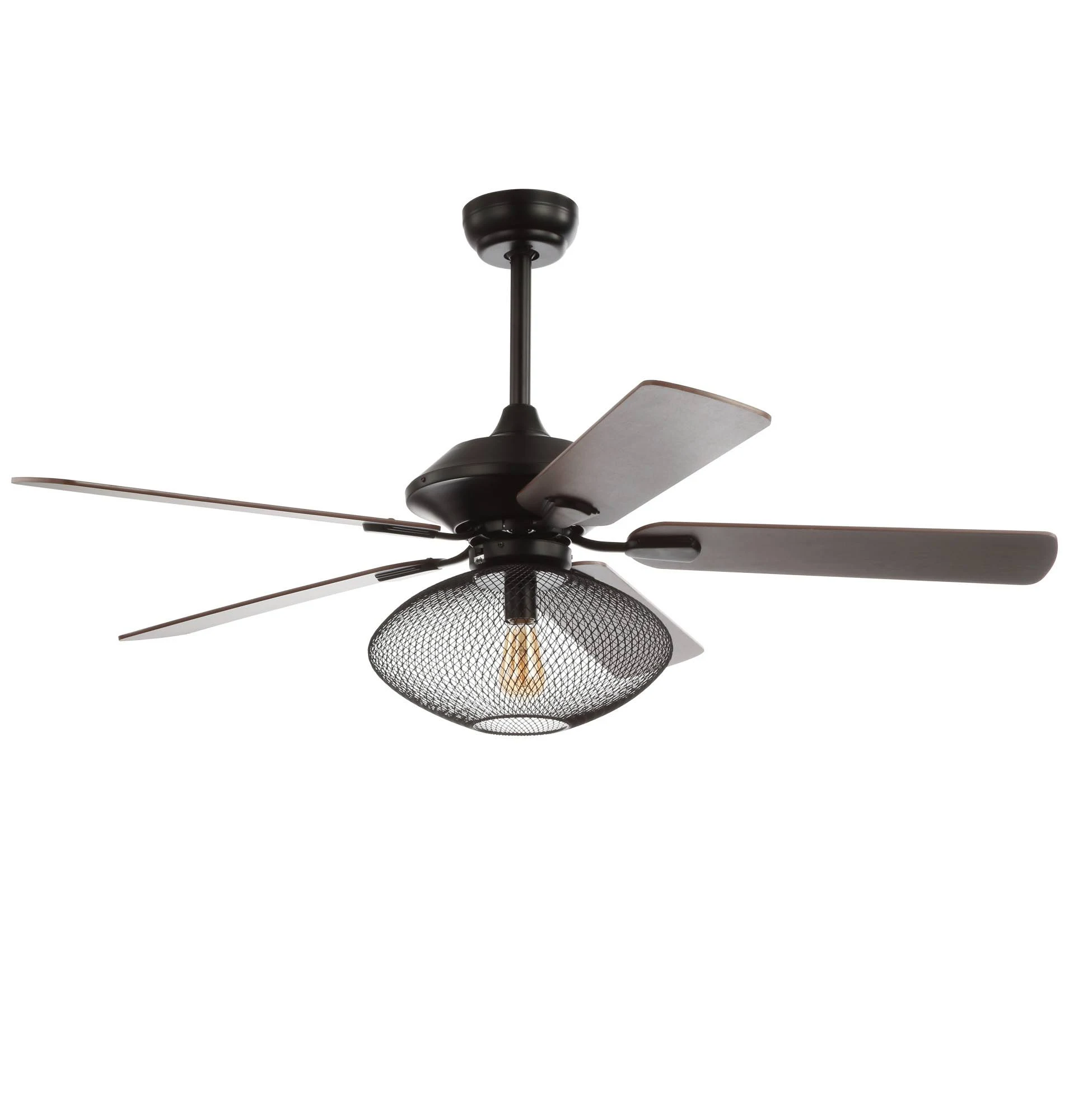 Clift 52" 1-Light Mid-Century Led Ceiling Fan with Remote