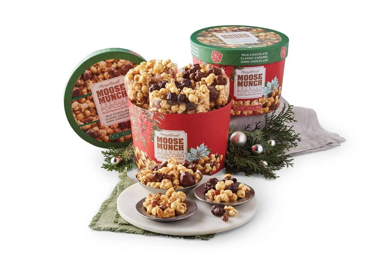 Moose Munch Premium Popcorn Holiday Drum (2-Pack)