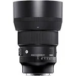 Sigma 85mm f/1.4 DG DN Art Lens for Sony E Bundle with Rugged Mini 1TB Hard Drive and 64GB SD Card (4 Items)