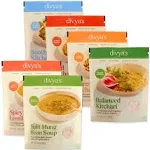 Divya's One pot Meal Variety Pack Bundle Ayurvedic Meals with Grains