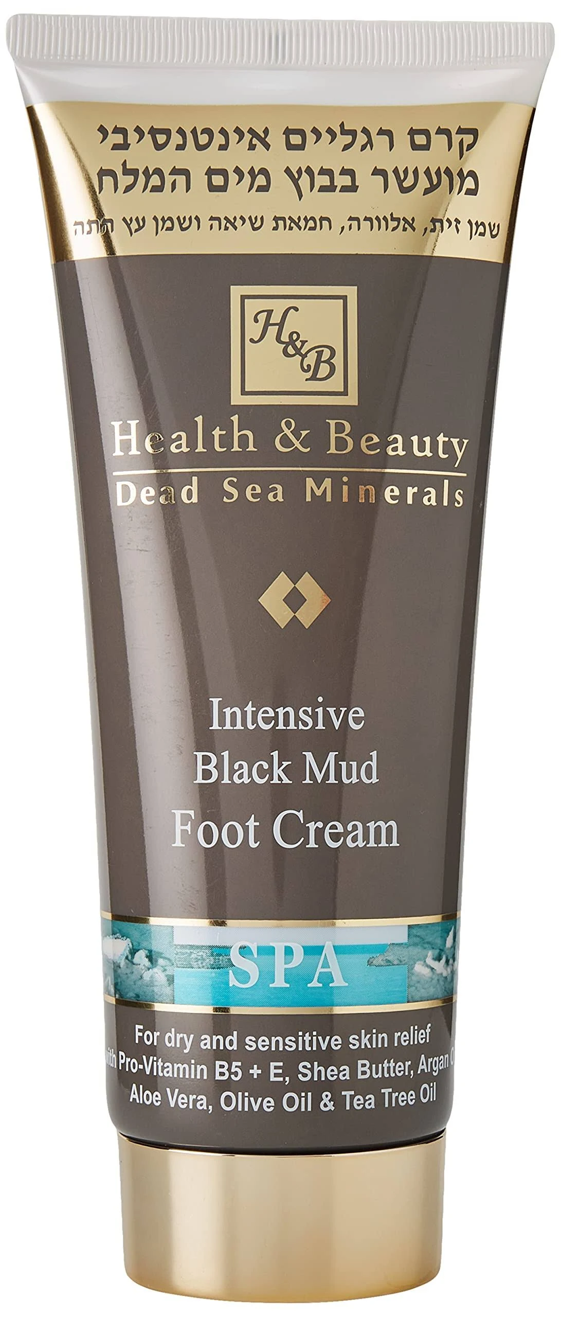 Black Mud Foot Cream Moisturizer 200ml Health & Beauty Dead Sea Minerals Intensive