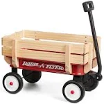 Radio Flyer W8Z My 1st Steel & Wood Wagon Toy, Brown Box