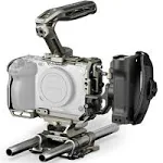 Tilta Jaula de cámara para Sony FX3/FX30 V2 Pro Kit | Accesorios de montaje | Placa base ARCA | Mango superior NATO | Mango lateral | TA T16 C TG