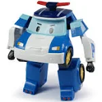 Robocar Poli POLI Blue Transforming Robot Police Car figure Toy Set by Academy