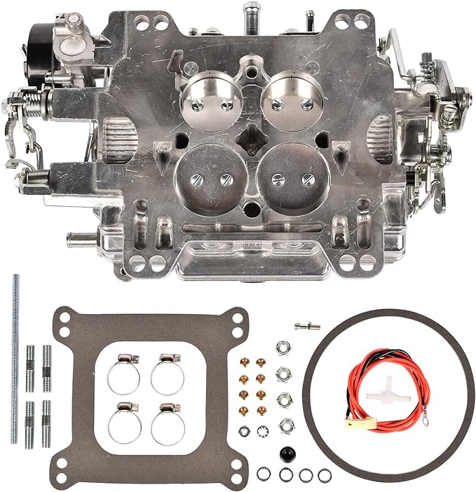 1406 Carburetor Replacement for Performer 600 CFM AFB-Style 4 Barrel Square Bore Compatible with Silverado Corvette Mustang Mercury GMC Pickup Truck Carburetor with Electric Choke