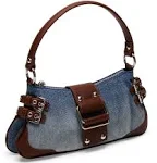 Steve Madden BNICOD Shoulder Bag, Cognac/Denim