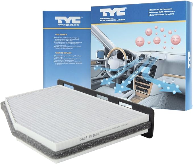 TYC 800015C Volkswagen Replacement Cabin Air Filter