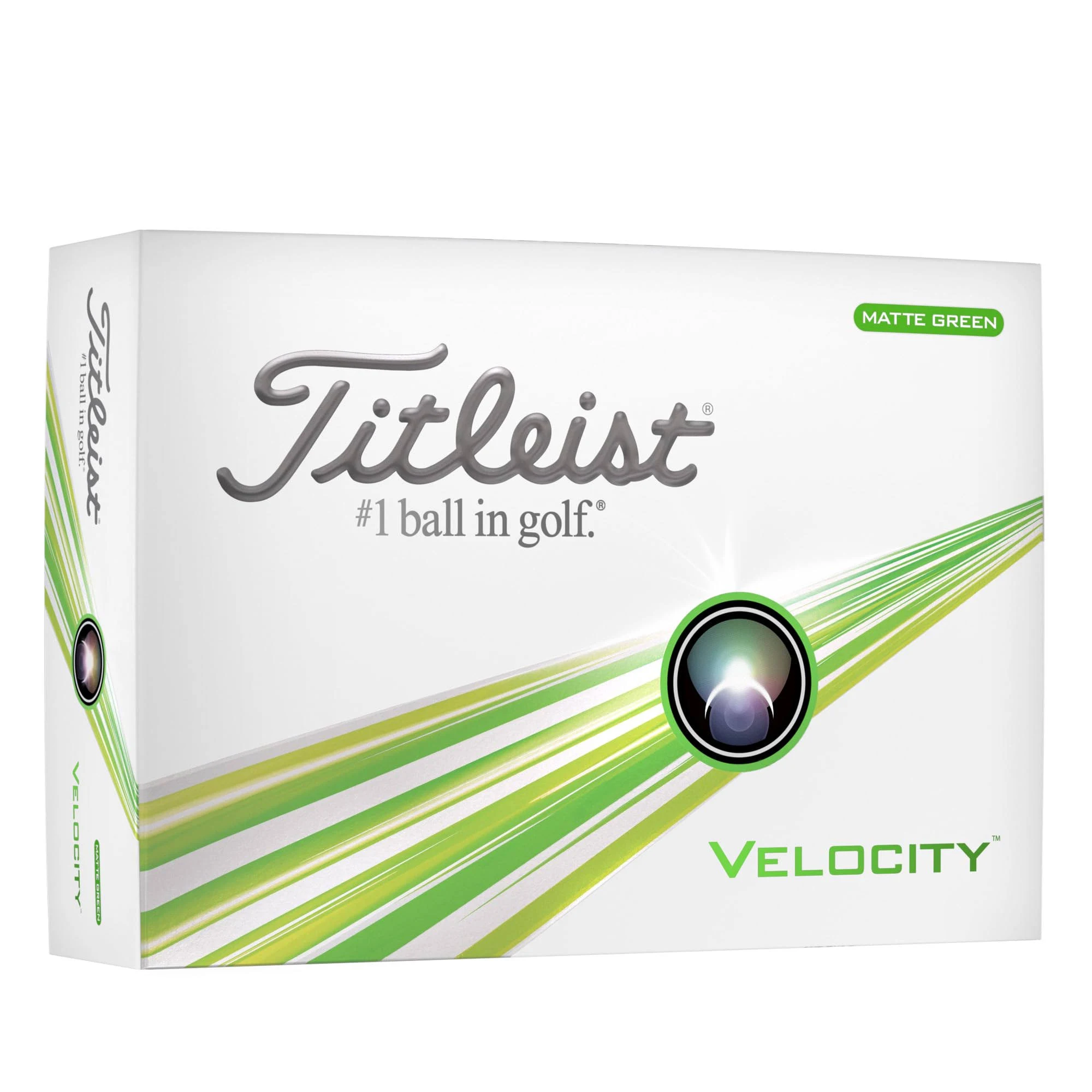 Titleist Velocity Golf Balls 2024 - Matte Green