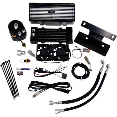 RF-2G Below Regulator Mounted Oil Cooler Kit - Black