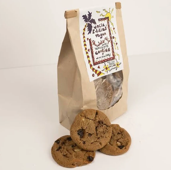 Uncle Eddies Cookes, Cookies Chocolate Chip Walnut, 12 Ounce