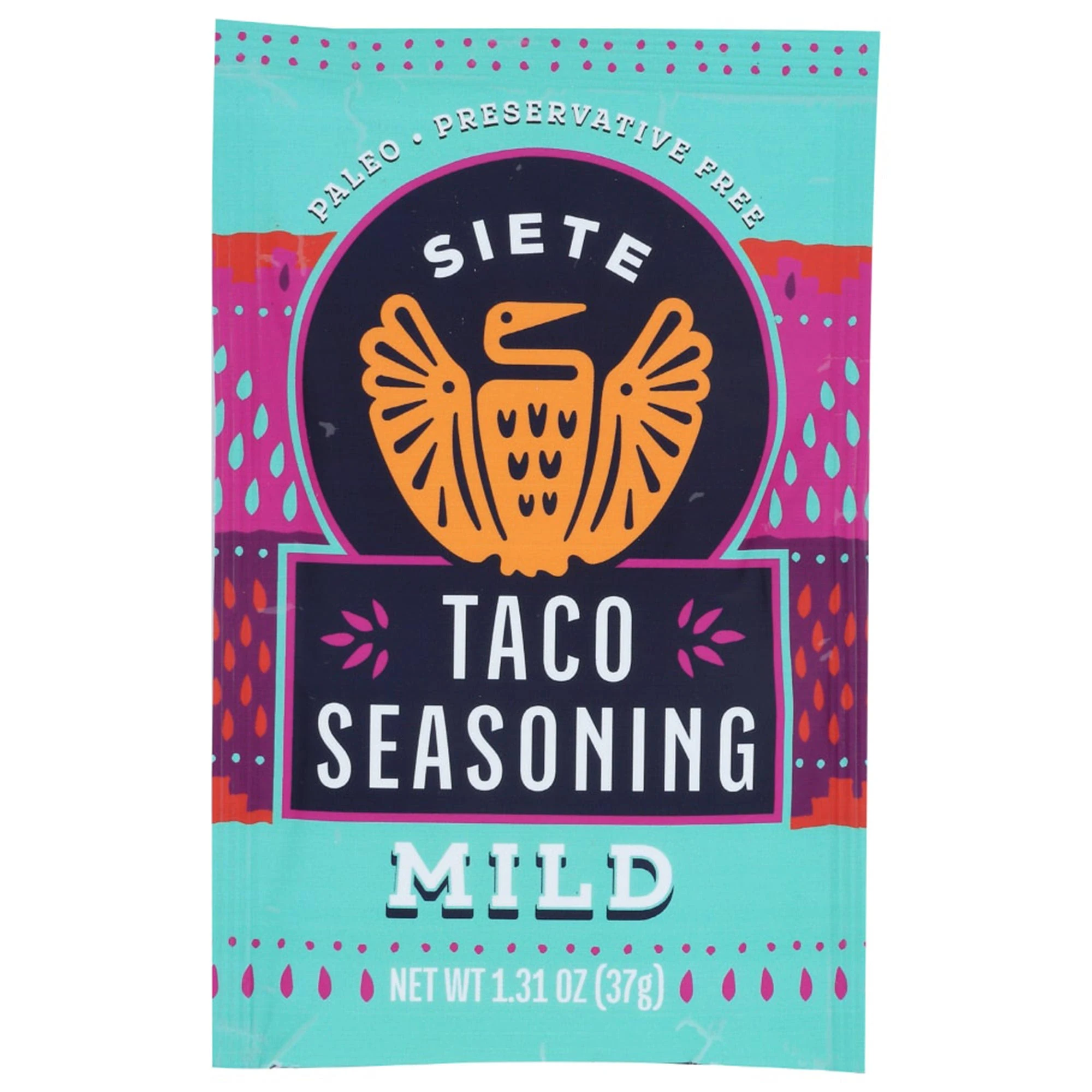 Siete Seasoning - Mild | Paleo, Preservative Free, Whole 30 Approved (Pack of 1)