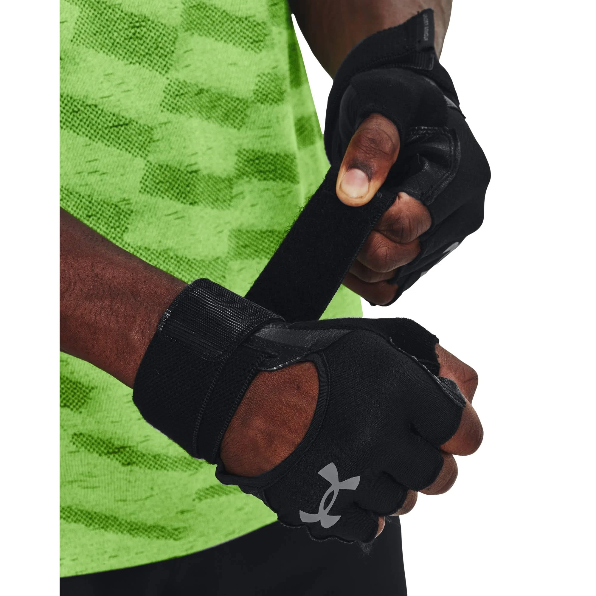 Men's Weightlifting Gloves - Black, XL, Under Armour